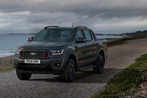 Ford Ranger Thunder review, 2020, front view, driving