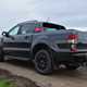 Ford Ranger Thunder review, 2020, rear view, countryside, UK