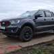 Ford Ranger Thunder review, 2020, front view, countryside, UK
