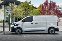 2030 ban on the sale of new diesel and petrol vans and pickups - Citroen e-Dispatch electric van charging
