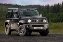 Suzuki Jimny Commercial parked and dirty