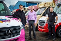 Whitby Morrison Mercedes-Benz Sprinter ice cream vans - Ed, Stuart and Kris Whitby