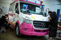 Whitby Morrison Mercedes-Benz Sprinter ice cream vans - hand-assembled, hand-painted
