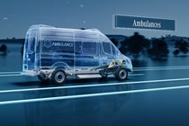 Next-generation Mercedes-Benz eSprinter Electric Versatility Platform - ambulance