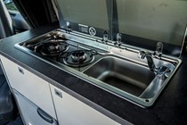 Vauxhall Vivaro Elite Campervan, 2021, gas hob and sink