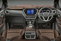 New Isuzu D-Max, 2021, interior, brown (non UK)
