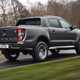 Ford Ranger MS-RT, 2021, rear view, grey, driving