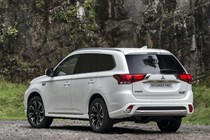 Mitsubishi is leaving the UK commercial 4x4 market - white Outlander PHEV Commercial