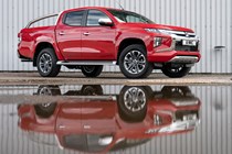 Mitsubishi is leaving the UK car market - red L200