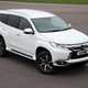 Mitsubishi is leaving the UK vehicle market - white Shogun Sport Commercial