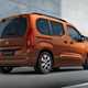 Copper 2021 Vauxhall Combo-e Life rear three-quarter