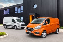 Long-wheelbase vans - Ford Transit and Ford Transit Custom