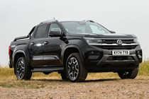 The VW Amarok is close to the pickup class best.