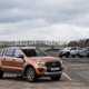 Best pickup UK group test: Ford Ranger Wildtrak, front, orange