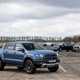 Best pickup UK group test: Ford Ranger Raptor, front, blue