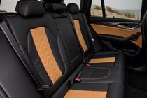 BMW X3 M Competition rear seats