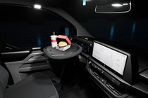 Ford E-Transit Custom mobile office tilting steering wheel