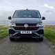 Volkswagen Transporter Sportline review - Kombi Black Edition, dead-on front view, grey