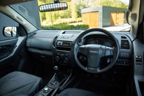 Isuzu D-Max Tipper review, 2021, cab interior