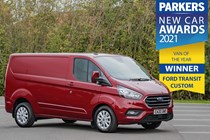 Ford Transit Custom, Parkers Van of the Year 2021