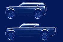 The official sketches of VW's proposed Scout pickup.