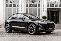 Best luxury SUVs - Aston Martin DBX, front view, black