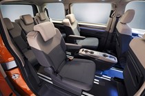 VW Multivan - 2021 Caravelle replacement, rear seats, interior, table stowed