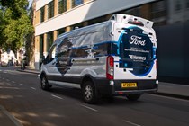 'Driverless' Ford Transit - rear view