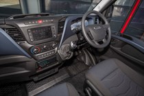 Iveco Daily 4x4 All-Road panel van, cab interior with eight-speed Hi-Matic automatic transmission