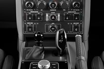 Ineos Grenadier 4x4 - gear selector and low-range, right-hand drive, centre console buttons