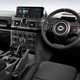 Ineos Grenadier 4x4 - right-hand drive interior, dashboard, steering wheel, infotainment touchscreen