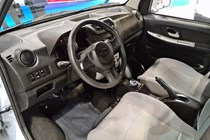 DFSK EC31 electric chassis cab at the 2021 CV Show, cab interior