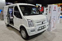 DFSK EC35 electric van at the 2021 CV Show