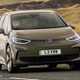 Best electric family cars: Volkswagen ID.3 front three quarter cornering, green paint