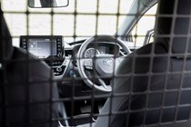 Toyota Corolla Commercial Hybrid van, part-mesh metal bulkhead partition