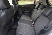 Ford Fiesta Active review - facelift Active X, interior, rear seats