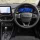 Ford Fiesta Active review - facelift Active X, interior, driving position, steering wheel, dashboard, infotainment