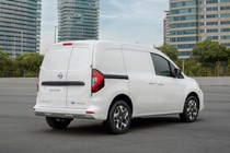 Nissan Townstar small van - electric, rear view, white
