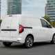 Nissan Townstar small van - electric, rear view, white