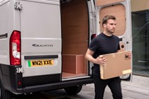 Fiat Van Delivery Stress Test study compares electric and diesel vans - delivering parcel