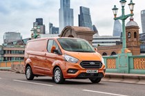 Van theft on the increase - Ford Transit Custom, orange