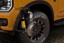 Ford Ranger Wildtrak X front suspension cross-section