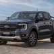 New Ford Ranger - front view, black, Sport