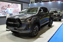 Toyota Hilux GR Sport at the 2022 CV Show - front view