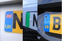 Country identifiers on number plates