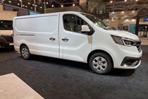 Renault Trafic E-Tech on IAA stand side view