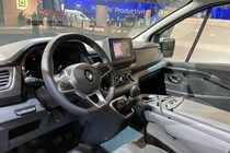 Renault Trafic E-Tech on IAA stand interior cabin