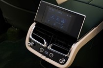 Bentley Bentayga EWB review - rear Touch Screen Remote