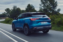 Renault Austral blue 2025 rear driving