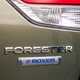 Subaru Forester (2022) review - rear badging, green car